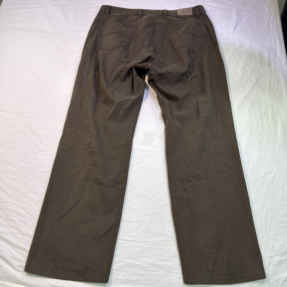 Ermenegildo Zegna jeans mens 36 brown straight wider leg - Picture 5 of 7